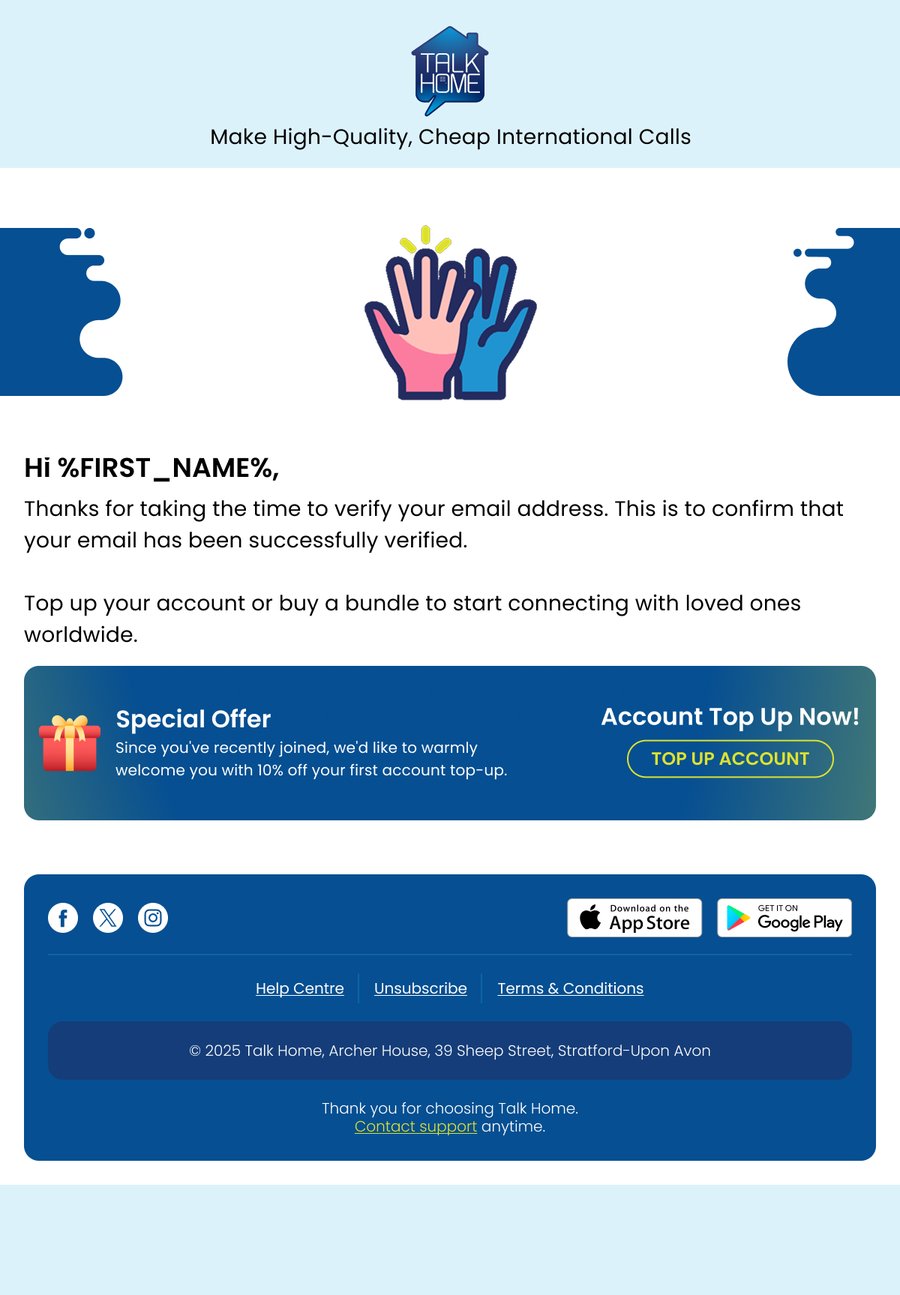 Email verified